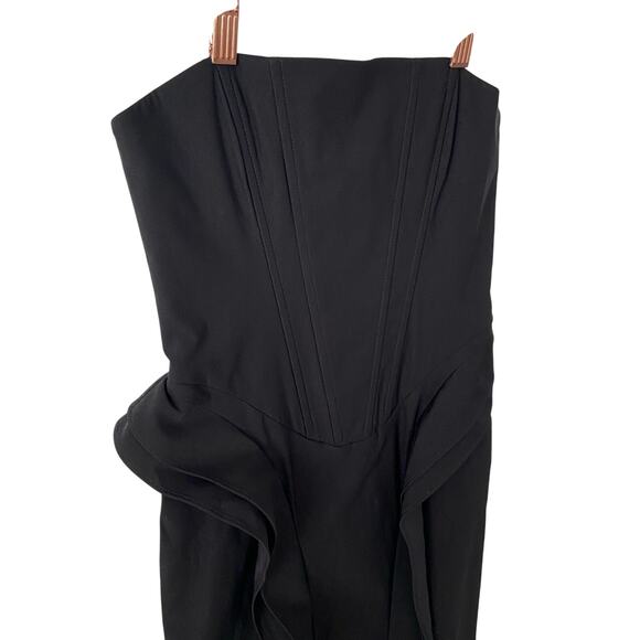 Michael Costello x REVOLVE Alondra Gown Ruffle Strapless Formal Party Classy XS - Picture 11 of 13